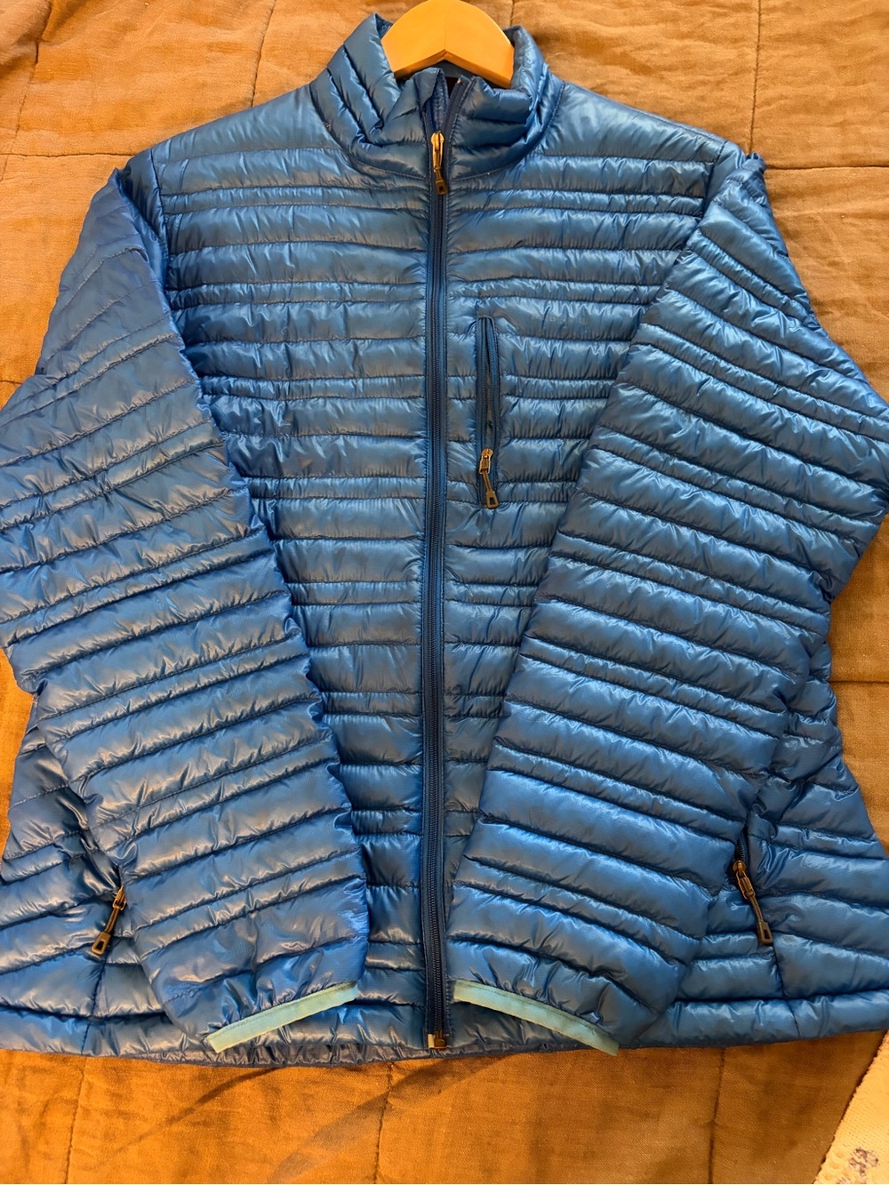 Patagonia Blue Lightweight Puffer Jacket